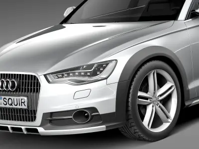 Audi A6 Allroad Quattro 2013 3D model