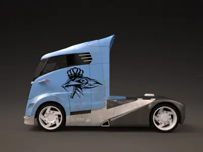 Truck  MAN Concept S 2010 Low-poly 3D model