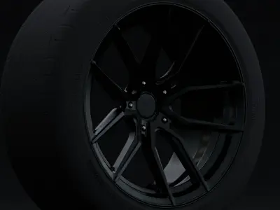 XXR 559 Aftermarket Wheel Low-poly 3D model