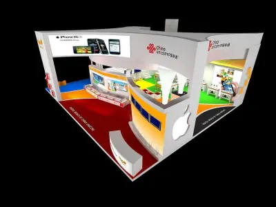 Exhibition - Area - 15X18-3DMAX2009-04 3D model