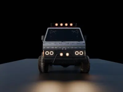 4 X 4 van 3D model