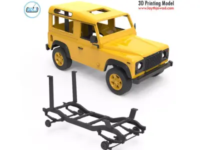 Land Rover Defender 3D print model
