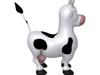 Cow Cartoon 3D model