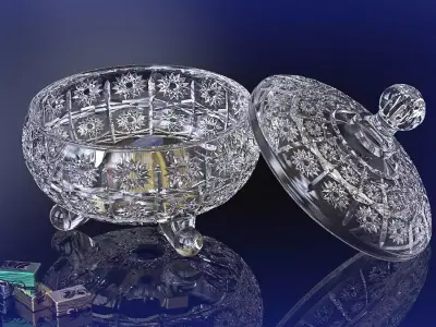 crystal glass bonbonaire 002 3D print model