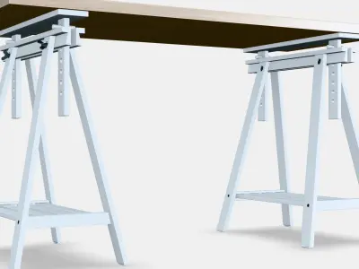 TEAM CAPTAIN - CENTER BACK Desk 2 Low-poly 3D model
