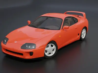 Toyota Supra 1995 3D model