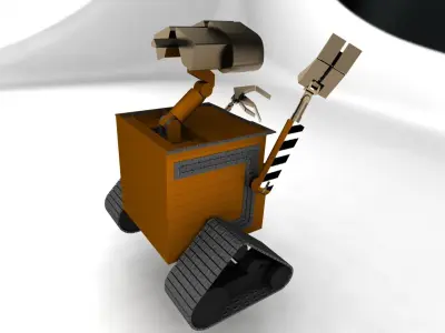 Wall e - robot Free 3D model
