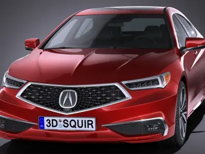 Acura TLX 2018 3D model