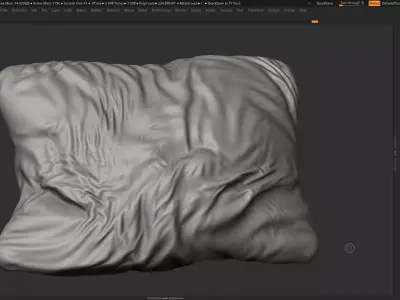 pillow 02 3d print model 3D print model