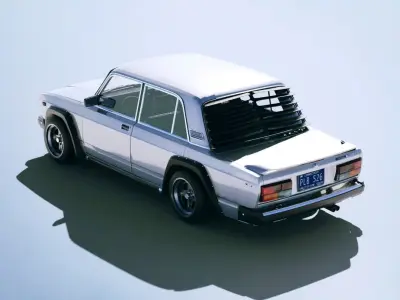 VAZ 2107 Tuned 2004 3D model