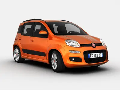 Fiat Panda 2013 3D model