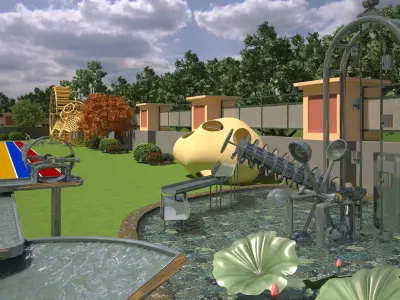 Kindergarten Design Case Free 3D model