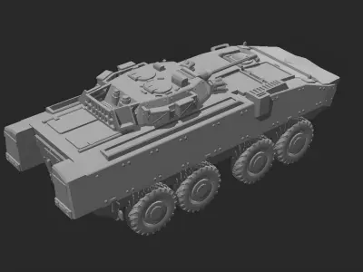 Piranha 3 denmark 3D print model
