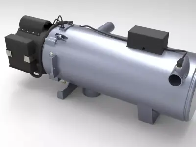 Webasto DBW 300 heater 3D model