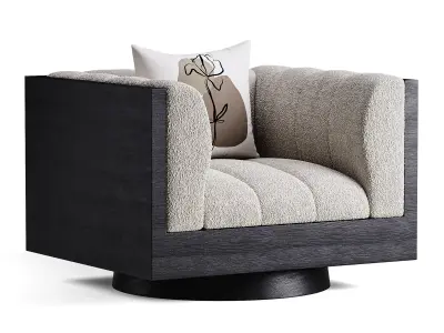 Swivel Chair Davide 3D model