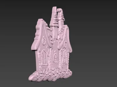 Gingerbread House 3D print model