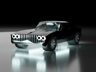 shitty muscle car 3D model
