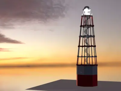 LIGHTGOUSE - FARO Low-poly 3D model