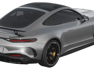 Mercedes-Benz AMG GT Coupe 2024 3D model