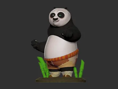 kung fu panda po 3D print model