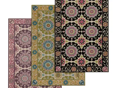 Rug Set 1218 3D model