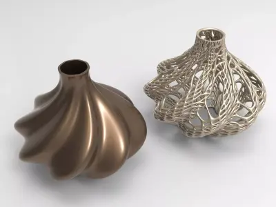 Vase Voronoi 11 3D print model