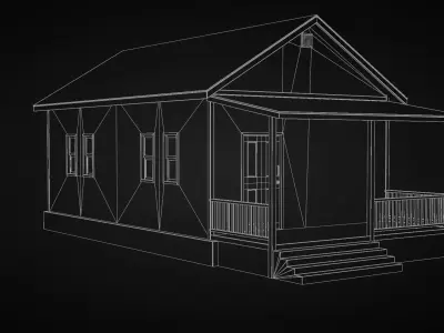 Small Town House Free 3D model