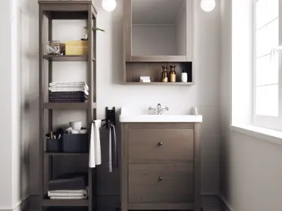 Bathroom I Hemnes Rttviken 3D model