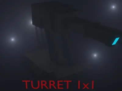 Sci Fi Ship Modular Parts Free low-poly 3D model