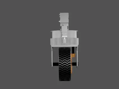 Auto robot  Low-poly 3D model