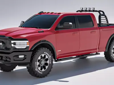 RAM Power Wagon 2021 3D model