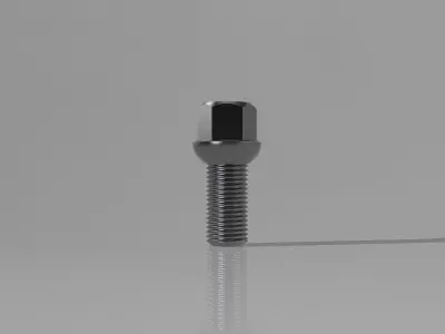 Wheel Bolt 3D model