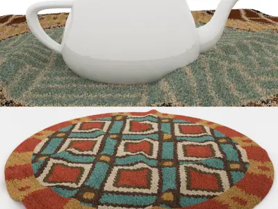 Rugs No 742 Low-poly 3D model