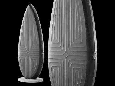 Abstract sculpture by Dominic Welch 3D model