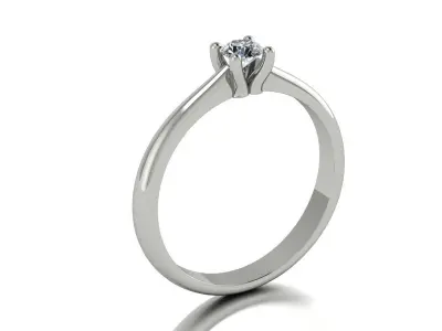 Jewelry Ring Gold 3D print model 4
