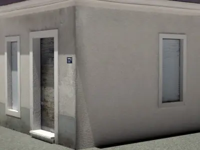 Suburban house 1 Free 3D model