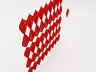 Airleaf Pattern - abstracta 3D model