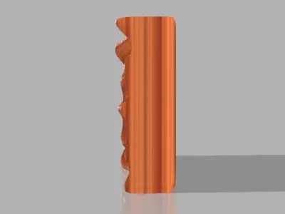 Curved wall version 3 3D model