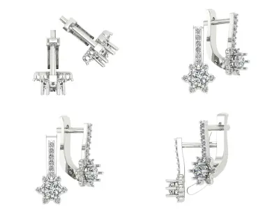 Earrings od108 3D print model