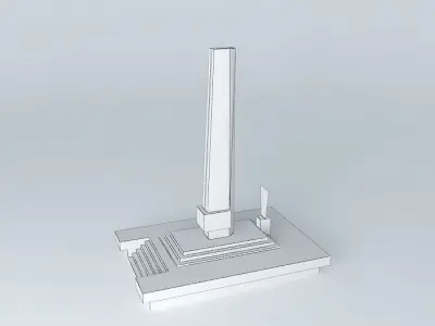 Monument to Labrador Free 3D model