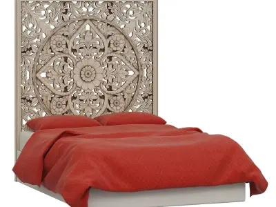 RH Teen Anaya Platform Bed 3D model