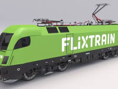 Siemens Taurus Flixtrain 3D model