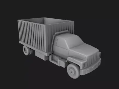Box Truck Planter 3D print model