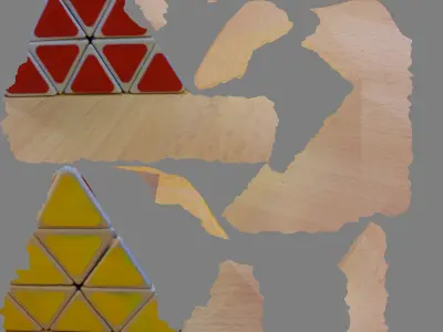 Pyramix triangular puzzle Free 3D model