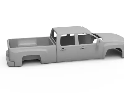 Chevrolet Silverado 1500 2013  3D print model