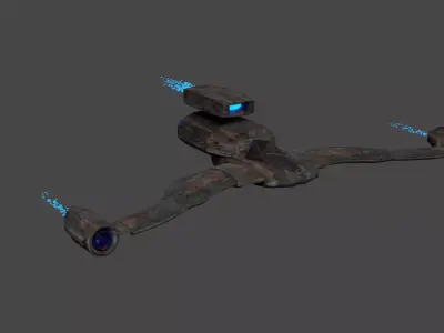 Engine One Free low-poly 3D model