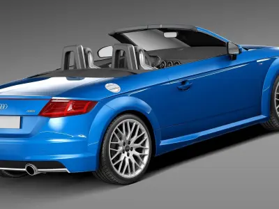 Audi TT Roadster 2015 3D model