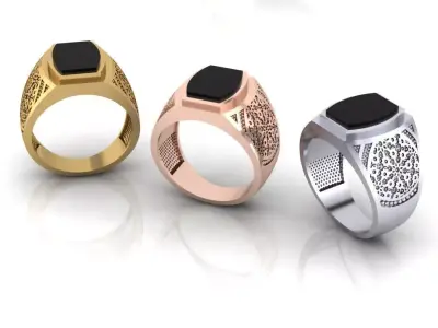free man jewelry ring  Free 3D print model