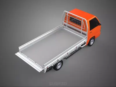 TAILGATE DROP SIDE LOAD BED BODY TAIL GATE DOOR PICKUP TRUCK CAR 3D model