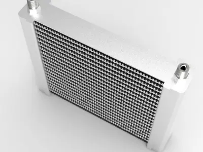 MHX-520 High-Efficiency Oil Cooler 3D model
